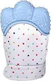 Funky Planet Baby Beißringe, Baby Zahnen Handschuh, kinderkrankheiten, teething mitten zur selbstberuhigenden Schmerzlinderung bleibt (blue)