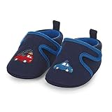 Sterntaler Baby-Krabbelschuh Hausschuhe, Marine, 23/24 EU