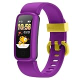 BIGGERFIVE Vigor Fitness Armband Uhr für Kinder Mädchen Junge ab 5-15 Jahren, Fitness Tracker Smartwatch mit Schrittzähler Pulsuhr Kalorienzähler und Schlafmonitor, IP68 Wasserdicht Aktivitätstracker