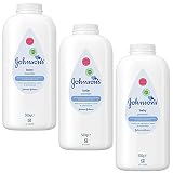 Johnson's Baby Unisex-Babypuder 3er Pack 1500g