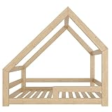 Need Sleep Hausbett Bodenbett 90x180 cm mit Rausfallschutz Asymmetrisch