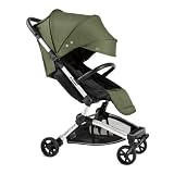 X-lander Buggy X-FLY Reisebuggy bis 25kg Sportwagen Sportbuggy Reisebuggy leichter Kinderwagen Stroller Liegeposition zusammenklappbar (Organic green)