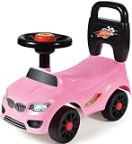 Kadii Rutschauto Kleines Kinderfahrzeug Lauflernhilfe mit Hupe Kippschutz Geschenk ab 10 Monaten (Pink)