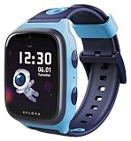 XPLORA 4 - wasserdichte Telefon Uhr für Kinder (SIM-frei) - 4G, Anrufe, Nachrichten, Schulmodus, SOS-Funktion, GPS, Kamera und Schrittzähler - 2 Jahre Garantie (XPLORA 4 BLAU)