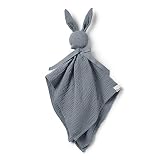 Elodie Details Kuscheltier Hase für Babys Blinkie Schnuffeltuch aus 100% Baumwolle - Blue, Blau