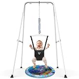 Türhopser Baby, Hängeschaukel für Kleinkinder, Babyschaukelsitz, Baby Jumper mit Gestell Türhopser mit Ständer