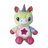 Mediashop StarBelly Dream Lites Regenbogen Einhorn – Kuscheltier für magische Lichterstimmung in Regenbogenfarben – Stofftier mit praktischem 20 Minuten Sleep Timer