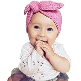Beaupretty 6stücke Gehäkelte Turban Stirnbänder Für Mädchen Mit Schleife Aus Strickwolle Warme Voluminöse Häkelkopftücher in Sechs Farben