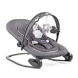 Chicco Hoopla Babywippe, bequeme und animierende Wippe, mit Spielbar und Textilanhängern, 4-fach verstellbar, modular und kompakt, von 0 Monaten bis 18 kg