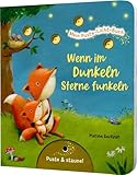 Mein Puste-Licht-Buch: Wenn im Dunkeln Sterne funkeln: Pappebuch-Bestseller mit LED-Lämpchen, Gute-Nacht-Buch für Kinder ab 18 Monaten
