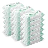 by Amazon Frische Baby-Feuchttücher 1008 Tücher, Unparfümiert, 18 Pack à 56 Stück
