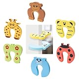 Baby Schaumstoff Türstopper, Einklemmschutz für Baby, Kinder Sicherung Fingerklemmschutz, Türstopper Kindersicherung für Türen Fenster, Finger Klemmschutz Kinder Sicherheit, 6 Stück