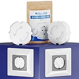 Adlersfeld® - Steckdosen Kindersicherung - [20 Stück] - Steckdosenschutz zum Stecken - Kindersicherung für Steckdose - Steckdosensicherung für Baby