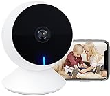 LAXIHUB Babyphone mit Kamera hundekamera mit app, Kamera Überwachung Innen Babyfon mit Kamera Baby, WLAN Überwachungskamera Innen 2,4Ghz Baby Monitor 1080P HD Nachtsicht 2-Wege-Audio,1PC