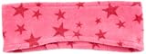 Playshoes Unisex Kinder Fleece-Stirnband Winter-Stirnband, pink Sterne, one size