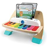 Baby Einstein, Hape, Holzspielzeug Magic Touch Piano , Musikspielzeug Klavier aus Holz für Kinder, Musikinstrumente mit 3 Notenblättern und 6 Liedern, Aktivität und Sensorisches Spielzeug, 6 Monaten+