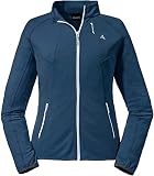 Schöffel Damen Fleece Jacket Rotwand L, warme und atmungsaktive Fleecejacke für Frauen, schnell trocknende Outdoor Jacke mit Daumenschlaufen und Taschen, dress blues, 46