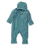 Sterntaler Unisex Baby Overall Strampler, Blau (Türkis Melange), 62