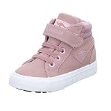 KangaROOS Kinder Stiefel KAVU III 01400 Mädchen gefütterte High Sneaker Pink (Dusty Rose/Frost pink) Größe 21 EU