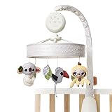 Tiny Love Boho Chic Luxe Baby-Mobile, Stylisches Mobile mit Beruhigenden Melodien, Timer und LED Licht für die Nacht, Hochwertiger Vintage-Look, Nutzbar ab der Geburt, 1 Stück (1er Pack)