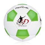 Kinder Fußball Ball Toy Balls für Indoor Outdoor Trainingsbälle für Fußball,Hellgrün Weiss,Größe 1.5