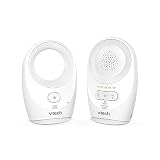 Vtech DM1111 Audio Baby Monitor,DECT Technology, Noise Level Display, Soothing Sound,Rechargeable Battery,Belt Clip & More