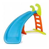 FEBER 719014 Famosa 800008359 - Bogenrutsche mit Wasseranschluss für Kinder von 3 bis 10 Jahren, blau