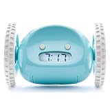 CLOCKY, Wecker auf Rädern (Original) | Laut für Schlafmützen (Clockie Robot für Erwachsene und Kinder) Cool, Fun, Wird springen, jagen, weglaufen, Sich bewegen, Rollen. (Blaue)