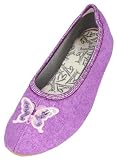 Beck Mädchen Schmetterling Gymnastikschuhe, Violett, 29 EU