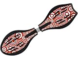 MAXOfit Waveboard Pro Close XL | Bis 100 kg | Mit LED Leuchtrollen, Tasche und Zubehör für Kinder