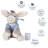 Sterntaler Baby-Chilling-Box Emmi (DE 34407560), Digitale Spieluhr, Inkl. Bluetooth-Lautsprecher und USB-Kabel, Alter: Babys ab der Geburt, 27 x 14 x 16 cm, Grau/Hellblau Mehrfarbig
