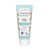 MABYEN Sonnencreme Baby - Sonnencreme Kinder – 100 ml, Mineralischer Sonnenschutz LSF 50, Zertifizierte Naturkosmetik - Natrue, Vegan, Parfümfrei, Klimaneutral