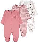 NAME IT Mädchen NBFNIGHTSUIT 3P W/F Dusty Rose NOOS 13194782, Dusty Rose, 74