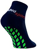 Rainbow Socks - Jungen Mädchen Neon Sneaker Sport Stoppersocken