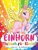 Einhorn Malbuch: Süße Einhörner zum Ausmalen für Kinder (ab 4 Jahren, Band 2)
