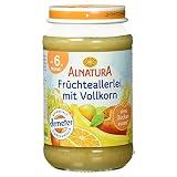 Alnatura Demeter Bio Früchteallerlei mit Vollkorn, 6er Pack (6 x 190 g)