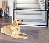 BTkviseQat Hundebarrieren,Tragbar Hunde Türschutzgitter Faltbar Hundeschutzgitter Treppenschutzgitter Absperrgitter für Haustier Hunde Katzen 180 * 75CM