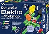 Kosmos 620820 Der große Elektro-Workshop, Erforsche Gleichstrom und Wechselstrom, über 130 Experimente, Experimentierkasten für Kinder ab 10-14 Jahre