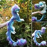 QMMD Sisu Drache der letzte Plüschtier, Raya Drachen Kuscheltier, Handgemacht Stofftier Spielzeug, Home Deko Geschenk für Erwachsenes Kinder