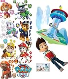 Paw Patrol Wandtattoo ? 3D Schlafzimmer Jungen Mädchen Große Kinder