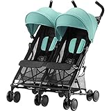 Britax Römer Buggy 6 Monate - 3 Jahre I 15 kg pro Sitz I HOLIDAY DOUBLE I Aqua Green