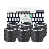 Tommee Tippee Nachfüllkassetten für Twist & Click Advanced Windelentsorgungssystem mit nachhaltig gewonnener, antibakterieller GREENFILM-Folie, 18er-Pack