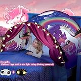 Traumzelt,Bettzelt,DreamTent,Drinnen Kinder,Kid's Fantasy,Kinder Schlafzimmer Dekoration,Geschenke fürJunge für Mädchen (Einhorn)1