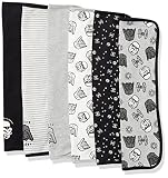 Amazon Essentials Disney | Marvel | Star Wars Unisex Baby Spucktücher, 6er-Pack, Star Wars Tiny Trooper, Einheitsgröße