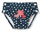 Playshoes Baby - Mädchen UV-Schutz Windelhose Herzen zum Knöpfen 461239, 11 - Marine, 86-92
