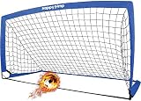 Happy Jump Fussballtor 6'x3' Pop Up Fussballtore für Kinder Garten Fussball Tor Football Ball Tore x1