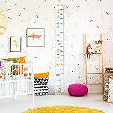 Kinder Messlatte,Kinder Messlatte Wachstum Wall Chart Höhe Diagramm Art zum Aufhängen Herrscher für Kinder Schlafzimmer Kinderzimmer Kinder-Schlafzimmer-Kinderzimmer-Wanddekorationen (D)