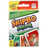 Mattel Games T1882 - Skip-Bo Junior Kartenspiel für Kinder, geeignet für 2 - 4 Spieler, Spieldauer ca. 30 Minuten, ab 5 Jahren, 1 Stück