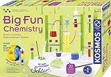 KOSMOS 642532 Big Fun Chemistry - Die verrückte Chemie-Station, Experimentierkasten für Kinder ab 8 Jahren, glibbriger Schleim, blubbernde Flüssigkeiten, wechselnde Farben, Labor-Station