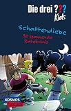 Die drei ??? kids: Schattendiebe. 30 spannende Ratekrimis!: Detektiv*innen gesucht! Löse gemeinsam mit Justus, Peter und Bob 30 knifflige Fälle!